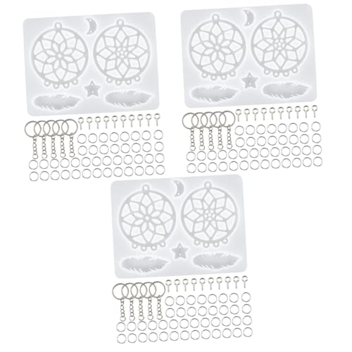 jojofuny 3 Sätze DIY Silikonform für Teiliges Gießform zur Herstellung von Wanddekorationen Schlüsselanhängern und Schmuck Leicht zu Entformen für Bastelprojekte jojofuny 3 Sätze DIY Silikonform für Teiliges Gießform zur Herstellung von Wanddekorationen Schlüsselanhängern und Schmuck Leicht zu Entformen für Bastelprojekte von jojofuny