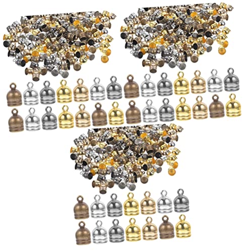 jojofuny 3 Sätze Diy Quasten Endkappen Schmuck Zubehör Für Armbänder Und Handgemachte Schmuckherstellung Für Projekte Und 150 Stück * 3 von jojofuny