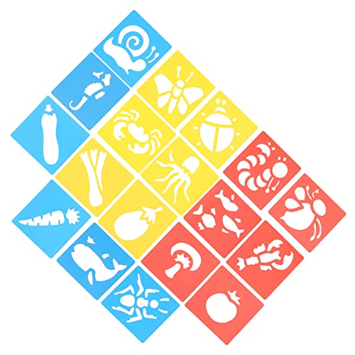 jojofuny 3 Sätze Diy Tier und Gemüse Malschablonen für Wiederverwendbaren Schablonen für Bastelprojekte für Wänden und Mehr jojofuny 3 Sätze Diy Tier und Gemüse Malschablonen für Wiederverwendbaren Schablonen für Bastelprojekte für Wänden und Mehr von jojofuny