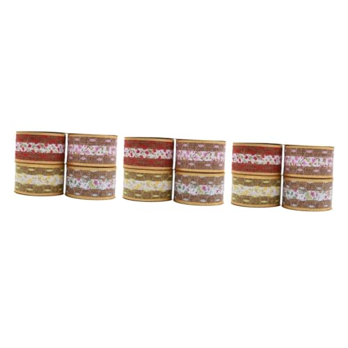 jojofuny 3 Sätze Doppel Lagen Ripsband Polyester Gemustert Mit Spitze Für Diy Bastelprojekte Hochzeitsdekorationen Und Geschenkschnur Gemischte Farben Yards 4 Rollen * 3 jojofuny 3 Sätze Doppel Lagen Ripsband Polyester Gemustert Mit Spitze Für Diy Bastelprojekte Hochzeitsdekorationen Und Geschenkschnur Gemischte Farben Yards 4 Rollen * 3 von jojofuny