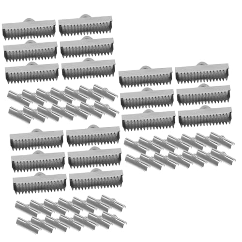 jojofuny 3 Sätze Endkappe Mit Lederkordelschnalle Laufbahn Rohr Kabelhalter Für Kabel Kordelenden Für Schmuck Lesezeichenverschlüsse Bandendenklemmen Rostfreier Stahl Silver 20 Stück * 3 jojofuny 3 Sätze Endkappe Mit Lederkordelschnalle Laufbahn Rohr Kabelhalter Für Kabel Kordelenden Für Schmuck Lesezeichenverschlüsse Bandendenklemmen Rostfreier Stahl Silver 20 Stück * 3 von jojofuny