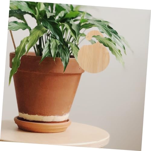 jojofuny 3 Sätze Etiketten Für Die Gartenarbeit Baum Gartenpflanzetikett Marker Für Gartenetiketten Hängepflanze Anlage Hängende Etiketten Gartenpflanzenmarker Bambus 30 Stück * 3 von jojofuny