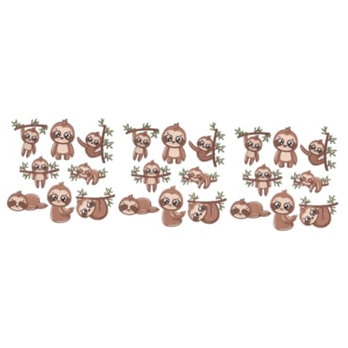 jojofuny 3 Sätze Faultier-patch Karikatur Form Kostüm Stickerei Patches Für Jacken Stoffzubehör Applikation Für Rucksäcke Flicken Aufbügeln Hutflecken Banner 8 Stücke * 3 jojofuny 3 Sätze Faultier-patch Karikatur Form Kostüm Stickerei Patches Für Jacken Stoffzubehör Applikation Für Rucksäcke Flicken Aufbügeln Hutflecken Banner 8 Stücke * 3 von jojofuny