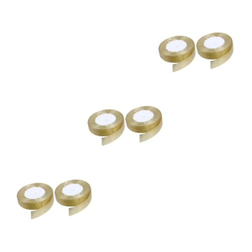 jojofuny 3 Sätze Goldenes Dekoband Strapazierfähiges Für Hochzeiten Bastelprojekte Und Festliche Anlässe Glänzende Oberfläche Für Dekorationen 2 Rollen * 3 jojofuny 3 Sätze Goldenes Dekoband Strapazierfähiges Für Hochzeiten Bastelprojekte Und Festliche Anlässe Glänzende Oberfläche Für Dekorationen 2 Rollen * 3 von jojofuny