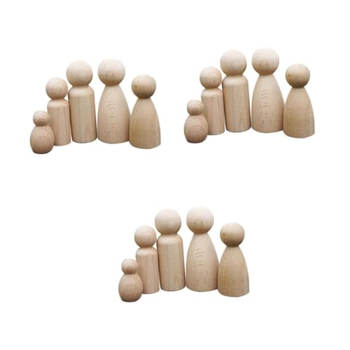 jojofuny 3 Sätze Handbemalte Puppenspielzeuge Bausatz Klein Unbemalt Puppen Für Mädchen Malerei Diy Malpuppe Erste Marionette Puppen Bemalen Dame Unvollendet Kind Dolly Buche 5 Stück * 3 jojofuny 3 Sätze Handbemalte Puppenspielzeuge Bausatz Klein Unbemalt Puppen Für Mädchen Malerei Diy Malpuppe Erste Marionette Puppen Bemalen Dame Unvollendet Kind Dolly Buche 5 Stück * 3 von jojofuny