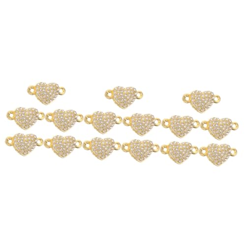 jojofuny 3 Sätze Herzförmige Armbandschnalle Schlüssel Verschlüsse Schließe Reiz Für Armband Magnetische Schnallen Herz Magnetverschluss Schmuck Diy Verschluss Legierung Golden 5 Stücke * 3 von jojofuny