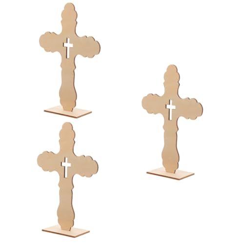 jojofuny 3 Sätze Holzkreuz Büro Dekoration Bürodekoration Rustikale Dekoration Genschenkideen Kreuzen Kruzifix Gold Bastelset Kreuzaufsätze Für Tische Kreuz Aus Holz Beige 10 Stück * 3 jojofuny 3 Sätze Holzkreuz Büro Dekoration Bürodekoration Rustikale Dekoration Genschenkideen Kreuzen Kruzifix Gold Bastelset Kreuzaufsätze Für Tische Kreuz Aus Holz Beige 10 Stück * 3 von jojofuny