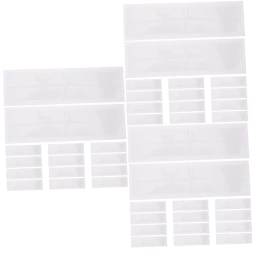 jojofuny 3 Sätze Klebstoffetikett Wasserdichte Etiketten Halter Taschen Wasserdichte Aufkleber Organisation Geschäft Inhaber Etikettentasche Transparent Plastik von jojofuny