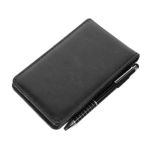jojofuny 3 Sätze Kleines Tragbares Notizbuch mit Multifunktionalem Memo Pad und Metallkugelschreiber Pocket Notepad für Arbeit Konferenzen und Persönliche Notizen Schwarz jojofuny 3 Sätze Kleines Tragbares Notizbuch mit Multifunktionalem Memo Pad und Metallkugelschreiber Pocket Notepad für Arbeit Konferenzen und Persönliche Notizen Schwarz von jojofuny