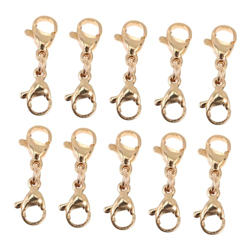 jojofuny 3 Sätze Krallenverschlüsse Für Diy Schmuck Multifunktionale Armband Und Taschenverschlüsse Glänzende Verbindungselemente Für Bastelprojekte Goldoptik 10 Stück * 3 jojofuny 3 Sätze Krallenverschlüsse Für Diy Schmuck Multifunktionale Armband Und Taschenverschlüsse Glänzende Verbindungselemente Für Bastelprojekte Goldoptik 10 Stück * 3 von jojofuny