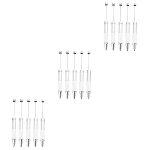 jojofuny 3 Sätze Kugelschreiber Form Ball Einzigartige Stifte Stift Für Bastelstifte Stift Zum Schreiben Haushalt Stift Perlenstifte Büroschreibstift Plastik 5 Stücke * 3 von jojofuny