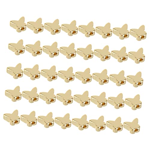 jojofuny 3 Sätze Legierung Schmetterlingsperlen Spacer Beads Für Diy Schmuckherstellung Glänzende Oberfläche Für Armbänder Und 40 Stück * 3 jojofuny 3 Sätze Legierung Schmetterlingsperlen Spacer Beads Für Diy Schmuckherstellung Glänzende Oberfläche Für Armbänder Und 40 Stück * 3 von jojofuny