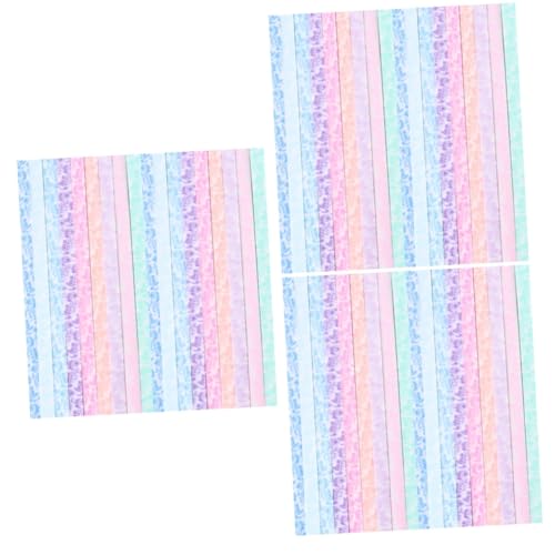 jojofuny 3 Sätze Leuchtende Origami Stern Faltpapiere Für Diy Bastelprojekte Zufällige Farben Glühende Sternenpapiere Für Handarbeiten Zufällige Farbe 200 Stück * 3 von jojofuny