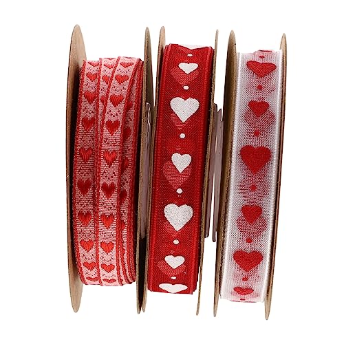 jojofuny 3 Sätze Liebesband Seidenband Ribbon Ripsband Geschenkpaket Geschenkband Ostern Herzen Rosa Party Exquisite Wickelbänder Zarte Geschenkverpackungen Polyester 4 Rollen * 3 jojofuny 3 Sätze Liebesband Seidenband Ribbon Ripsband Geschenkpaket Geschenkband Ostern Herzen Rosa Party Exquisite Wickelbänder Zarte Geschenkverpackungen Polyester 4 Rollen * 3 von jojofuny