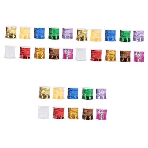 jojofuny 3 Sätze Lose Pailletten Für Diy Handwerk Mischfarben Runde Form Dekorative Glitzer Pailletten Für Schmuckherstellung Basteln Kleidung Und Partybedarf 10 Stück * 3 von jojofuny