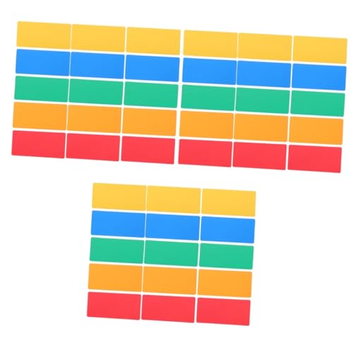 jojofuny 3 Sätze Magnetes Wischetikett Etiketten Löschbar Schild Magnete Für Whiteboard Schule Namensaufkleber Tag-board Whiteboard-aufkleber Magnet Aus Gummi 15 Stücke * 3 von jojofuny