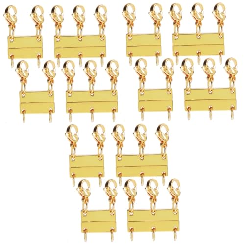jojofuny 3 Sätze Magnetische Halskette Mehrlagige Schnalle Schlüsselanhänger Ringe Schmuckverschlüsse Und Verschlüsse Verschlüsse Für Halsketten Schmuckverbinder Charms 2 Stücke * 3 von jojofuny
