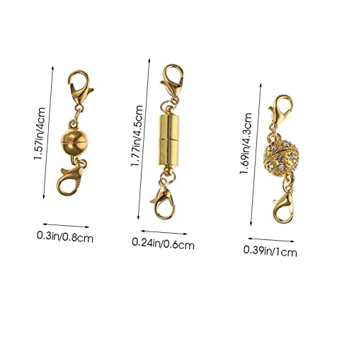 jojofuny 3 Sätze Magnetische Kupfer Kettenverschlüsse Mit Karabinerverschluss Einfache Installation Langlebige Schmuckverschlüsse Für Halsketten Und Armbänder Vielseitig 6 Paare * 3 jojofuny 3 Sätze Magnetische Kupfer Kettenverschlüsse Mit Karabinerverschluss Einfache Installation Langlebige Schmuckverschlüsse Für Halsketten Und Armbänder Vielseitig 6 Paare * 3 von jojofuny