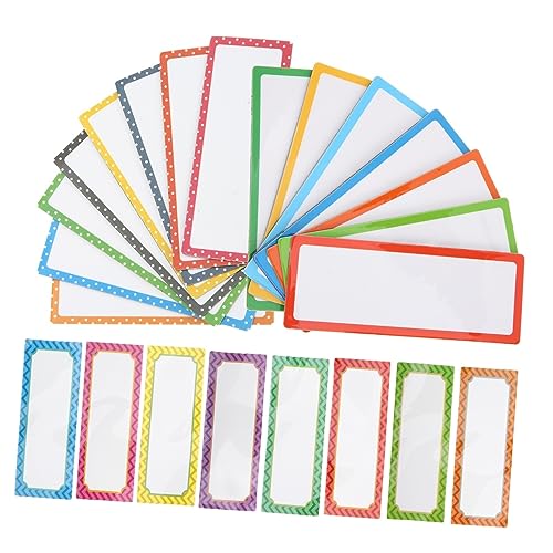 jojofuny 3 Sätze Magnetname Tag Aufkleber farbig Namensetiketten Tipp Die Namensschild-Magnete etiketten für schulbedarf magnetisches Namensschild Whiteboard-Magnetetiketten das Haustier von jojofuny