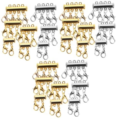 jojofuny 3 Sätze Magnetverschluss Für Mehrlagige Armbandverschlüsse Schmuckzubehör Für Diy Einfach Zu Handhaben Für Bastelprojekte Kettenverbinder Für Eleganten Schmuck 8 Stücke * 3 jojofuny 3 Sätze Magnetverschluss Für Mehrlagige Armbandverschlüsse Schmuckzubehör Für Diy Einfach Zu Handhaben Für Bastelprojekte Kettenverbinder Für Eleganten Schmuck 8 Stücke * 3 von jojofuny