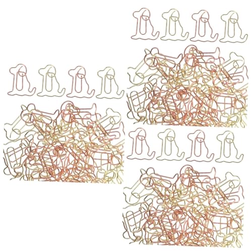 jojofuny 3 Sätze Mehrfarbige Lesezeichen Größe Kleine Clips Bunt Schulsachen Büroklammern Multi-gebrauchspapierclips Dokumentpapierclips Rostfreier Stahl 50 Stück * 3 von jojofuny