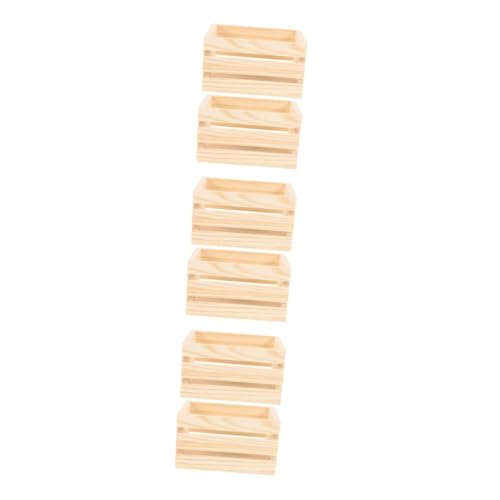 jojofuny 3 Sätze Miniatur Holz Kisten Vielseitige Mini Körbchen Aus Holz Für Puppenhaus Dekoration Realistische Aufbewahrung Für Lebensmittel Und Getränke Puppenhaus Zubehör 2 Stück * 3 jojofuny 3 Sätze Miniatur Holz Kisten Vielseitige Mini Körbchen Aus Holz Für Puppenhaus Dekoration Realistische Aufbewahrung Für Lebensmittel Und Getränke Puppenhaus Zubehör 2 Stück * 3 von jojofuny