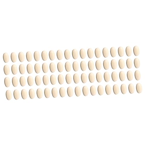jojofuny 3 Sätze Oblate Holzperlen Naturfarbe Diy Bastelperlen Für Schmuckaccessoires Und Home Dekoration Persönliche Projekte Und 30 Stück * 3 von jojofuny