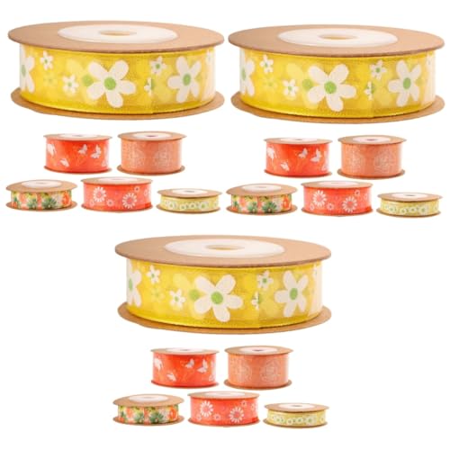 jojofuny 3 Sätze Organya Bogenband Klettband Festival-geschenkband Blumen Bedrucktes Band Bulk-band Schneidbares Geschenkband Blumenbesticktes Band Partyband Polyester 6 Rollen * 3 jojofuny 3 Sätze Organya Bogenband Klettband Festival-geschenkband Blumen Bedrucktes Band Bulk-band Schneidbares Geschenkband Blumenbesticktes Band Partyband Polyester 6 Rollen * 3 von jojofuny