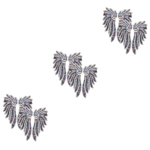 jojofuny 3 Sätze Pailletten Flügel Aufnäher Glitzernde Engel Feenflügel Party Für Erwachsene Weihnachten Mädchen DIY Kostüme Dekoration Kleidung Kleidungsstück 2 Paare * 3 jojofuny 3 Sätze Pailletten Flügel Aufnäher Glitzernde Engel Feenflügel Party Für Erwachsene Weihnachten Mädchen DIY Kostüme Dekoration Kleidung Kleidungsstück 2 Paare * 3 von jojofuny