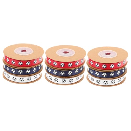 jojofuny 3 Sätze Paketband Ripsband Bänder Für Handwerk Schleife Satinband Party Band Zum Nähen Geschenkbänder Ein Verpackungsband Dekoratives Band Stoff 3 Rollen * 3 von jojofuny