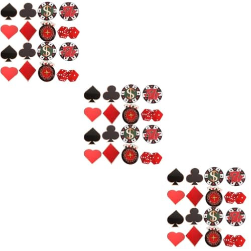 jojofuny 3 Sätze -Partydekorationen Aufkleber Wand Ornament dekorativ hängend Geburtstagsdekorationen Neonpartei Geburtstagsfeierdekorationen Tapetendekor Papier von jojofuny