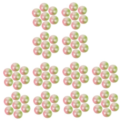 jojofuny 3 Sätze Perlenschmuckzubehör Perlenverzierungen Rosa Nagelperlen Für Nagelkunst Flache Perle Perlen Perlen Sortiert Maniküre- Kleidungs-flatback-dekoration Abs 200 Stück * 3 von jojofuny