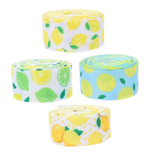 jojofuny 3 Sätze Rippelband Bänder Zum Verpacken Zitronenthema Wickelband Bänder Für Handwerk Band Umwickeln Band Zum Verpacken Dekorative Diy-bänder Diy-band Basteln Polyester 4 Rollen * 3 jojofuny 3 Sätze Rippelband Bänder Zum Verpacken Zitronenthema Wickelband Bänder Für Handwerk Band Umwickeln Band Zum Verpacken Dekorative Diy-bänder Diy-band Basteln Polyester 4 Rollen * 3 von jojofuny