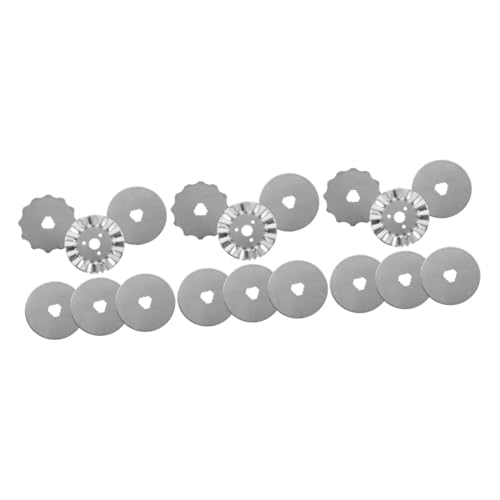 jojofuny 3 Sätze Rollschneiderklingen Körnung Rollschneider Stoff Für Rundrollschneider Rollschneider Papier Teilweise Beschichtet Klein Echtes Rotierendes Nähen 6 Stück * 3 jojofuny 3 Sätze Rollschneiderklingen Körnung Rollschneider Stoff Für Rundrollschneider Rollschneider Papier Teilweise Beschichtet Klein Echtes Rotierendes Nähen 6 Stück * 3 von jojofuny