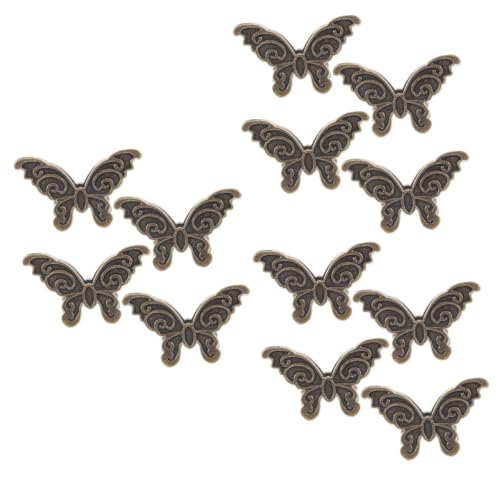 jojofuny 3 Sätze Schmetterlingsclip Farbig Name Schreibwaren Kleine Clips Schreibtisch Groß Multipack Büroklammern Veranstalter Tagebuchclip Zinklegierung 4 Stück * 3 von jojofuny
