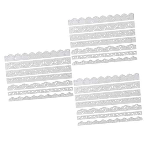 jojofuny 3 Sätze Scrapbook Stanzformen Selber Machen Stanzungen Stanzteile Für Die Kartenherstellung Stanzteile Für Scrapbooking Sterben Silver Kohlenstoffstahl 7 Stück * 3 von jojofuny