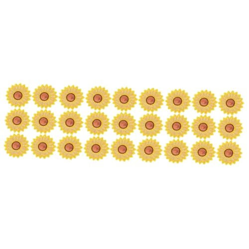 jojofuny 3 Sätze Stickerei Patches Sonnenblume Bügelbare Und Aufnähbare Kleidung Patches Für Diy Modeaccessoires Und Reparaturen 12 Stück * 3 von jojofuny