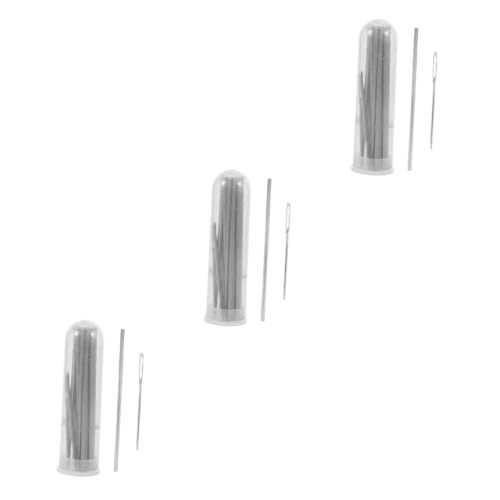 jojofuny 3 Sätze Stricknadeln Aus Metall Farbig Planke Häkeln Von Werkzeugen Stangenstifte Aus Metall Strickwerkzeugset Strickzubehör-kit Häkelbrettzubehör Silver jojofuny 3 Sätze Stricknadeln Aus Metall Farbig Planke Häkeln Von Werkzeugen Stangenstifte Aus Metall Strickwerkzeugset Strickzubehör-kit Häkelbrettzubehör Silver von jojofuny