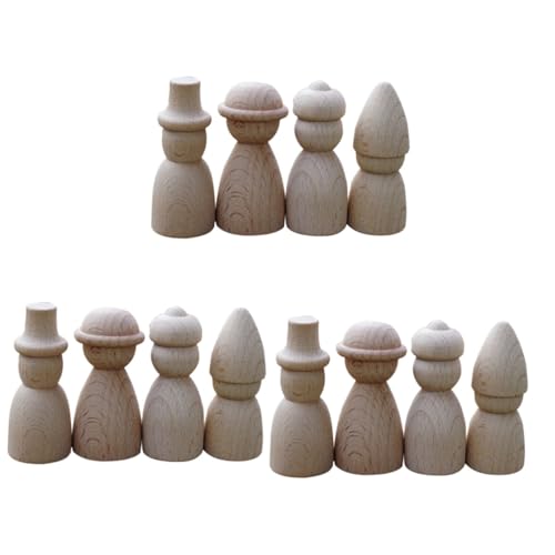 jojofuny 3 Sätze Teiliges Holzpuppen Dekorationen Für Diy Bemalte Peg Dolls Holzfiguren Für Sandtisch Und Mikro Landschaftsspielzeug Langlebig Und Handgefertigt 4 Stück * 3 jojofuny 3 Sätze Teiliges Holzpuppen Dekorationen Für Diy Bemalte Peg Dolls Holzfiguren Für Sandtisch Und Mikro Landschaftsspielzeug Langlebig Und Handgefertigt 4 Stück * 3 von jojofuny