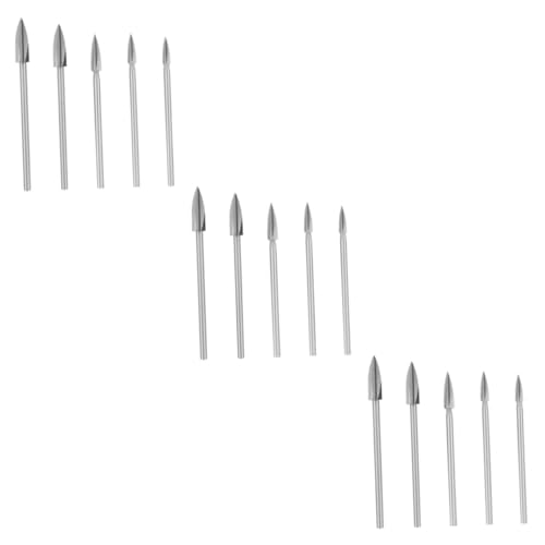 jojofuny 3 Sätze Teiliges Set Holzgravur Bohrer Für Rotationswerkzeuge Hochgeschwindigkeitsstahl Diy Holzschnitzen Und Modellbau Zubehör 5 Stücke * 3 jojofuny 3 Sätze Teiliges Set Holzgravur Bohrer Für Rotationswerkzeuge Hochgeschwindigkeitsstahl Diy Holzschnitzen Und Modellbau Zubehör 5 Stücke * 3 von jojofuny
