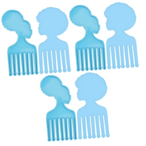 jojofuny 3 Sätze Teiliges Silikon Afro Kammform Für Diy Epoxidharz Praktische Hautfreundliche Und Flexible Gießform Für Individuelle Haarkämme Und Kreative Haarstyling 2 Stücke * 3 jojofuny 3 Sätze Teiliges Silikon Afro Kammform Für Diy Epoxidharz Praktische Hautfreundliche Und Flexible Gießform Für Individuelle Haarkämme Und Kreative Haarstyling 2 Stücke * 3 von jojofuny