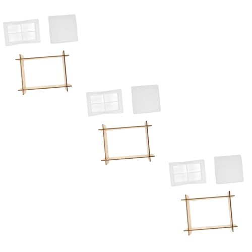 jojofuny 3 Sätze Teiliges Silikon Gießform Für Untersetzer Und Aufbewahrungsbox Hochwertige Epoxidharz Silikonform Für Diy Heimdekoration Bastelprojekte Und 3 Stücke * 3 von jojofuny