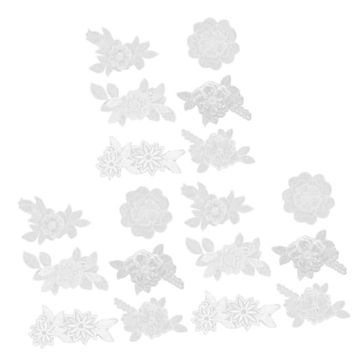jojofuny 3 Sätze Teiliges Weiße Spitzenstoff Patches Für Diy Nähprojekte Blumenstickerei Applikationen Langlebig Und Dekorativ Für Kleidung Und Handwerk 6 Stück * 3 jojofuny 3 Sätze Teiliges Weiße Spitzenstoff Patches Für Diy Nähprojekte Blumenstickerei Applikationen Langlebig Und Dekorativ Für Kleidung Und Handwerk 6 Stück * 3 von jojofuny