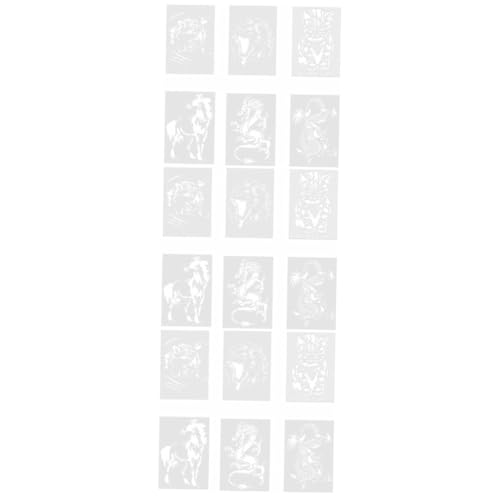 jojofuny 3 Sätze Tier Malvorlagen Für Lustige Schablonen Zum Zeichnen Und Sprayen Für Projekte Und Bastelideen Verschiedene Designs Zufälliger Stil 6 Stück * 3 jojofuny 3 Sätze Tier Malvorlagen Für Lustige Schablonen Zum Zeichnen Und Sprayen Für Projekte Und Bastelideen Verschiedene Designs Zufälliger Stil 6 Stück * 3 von jojofuny