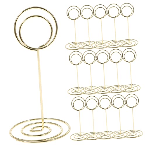 jojofuny 3 Sätze Tischkartenhalter Aus Metall Platzkarten Clips Für Preisetiketten Und Fotos Stabiler Für Hochzeiten Partys Restaurants Und Verkaufsstellen 20 Stück * 3 von jojofuny