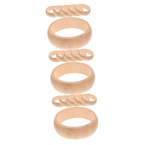 jojofuny 3 Sätze Unbehandelte Holzringe Für Diy Armbänder Glatte Natürliche Holzkreise Für Bastelprojekte Handgemachte Schmuckaccessoires Basteln Und Kunsthandwerk 6 Stück * 3 jojofuny 3 Sätze Unbehandelte Holzringe Für Diy Armbänder Glatte Natürliche Holzkreise Für Bastelprojekte Handgemachte Schmuckaccessoires Basteln Und Kunsthandwerk 6 Stück * 3 von jojofuny