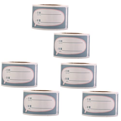jojofuny 3 Sätze Wasserdichte Aufkleber Für Flaschen Und Aufbewahrungsboxen Mit Etiketten Pro Rolle Selbstklebend Zur Beschriftung Von Lebensmitteln Organisation Von 2 Rollen * 3 jojofuny 3 Sätze Wasserdichte Aufkleber Für Flaschen Und Aufbewahrungsboxen Mit Etiketten Pro Rolle Selbstklebend Zur Beschriftung Von Lebensmitteln Organisation Von 2 Rollen * 3 von jojofuny
