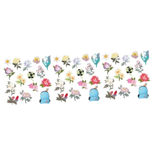 jojofuny 3 Sätze Zum Ausbessern Von Stoffen Aufbügeln Kleidung Gestickte Aufnäher Mit Blumen Blumenflecken Blumenflicken Zum Aufbügeln Blumenbeete Stickgarn 14 Stück * 3 jojofuny 3 Sätze Zum Ausbessern Von Stoffen Aufbügeln Kleidung Gestickte Aufnäher Mit Blumen Blumenflecken Blumenflicken Zum Aufbügeln Blumenbeete Stickgarn 14 Stück * 3 von jojofuny