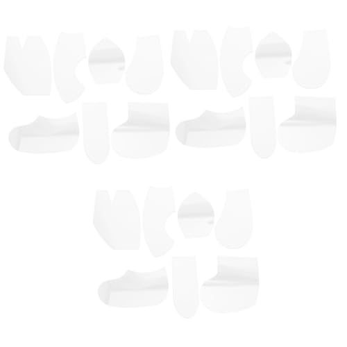 jojofuny 3 Sätze Zuschneideschablonen Set Naht DIY Quiltlineal Quiltzubehör Schablonen Lineale Nähen Schneideschneider Quiltvorlagen Kaninchen Nähvorlagen 7 Stücke * 3 von jojofuny