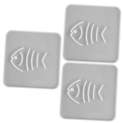 jojofuny 3 Stck. Diy Silikonform für Kristall Epoxid Fischknochen Untersetzer Gießform Quadratische Tischdekoration Wiederverwendbar und Leicht zu Reinigen jojofuny 3 Stck. Diy Silikonform für Kristall Epoxid Fischknochen Untersetzer Gießform Quadratische Tischdekoration Wiederverwendbar und Leicht zu Reinigen von jojofuny